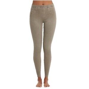 Spanx Ankle Jean-ish Leggings Size S Earthy Taupe Compression Pull On 20018R NWT